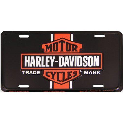 Harley davidson trade mark license plate motorcycle ride unique