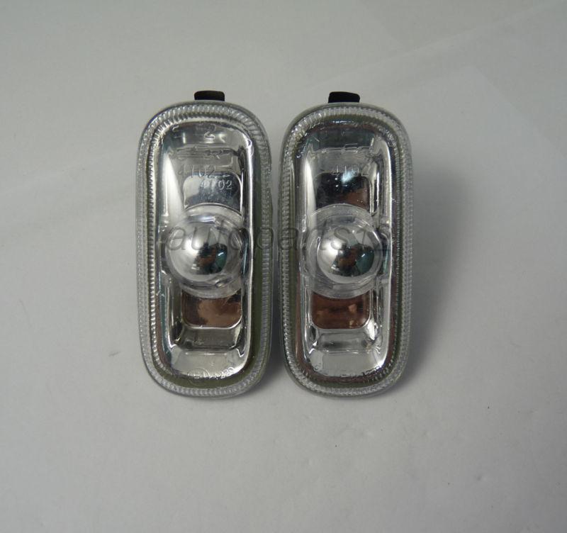 New side marker light housing cap clear lens len fit for audi a4 b6 b7 a6 c5