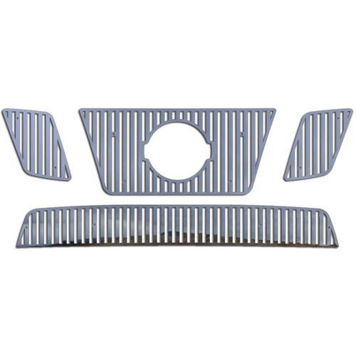 Nissan frontier 12-13 vertical billet stainless grille insert aftermarket trim