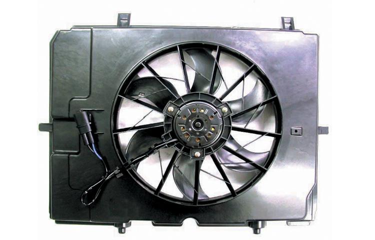 Depo ac condenser radiator cooling fan mercedes benz e class 3.2l 0015003593