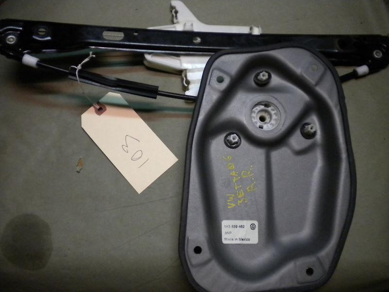 2005-2010 vw jetta rh rear door window regulator