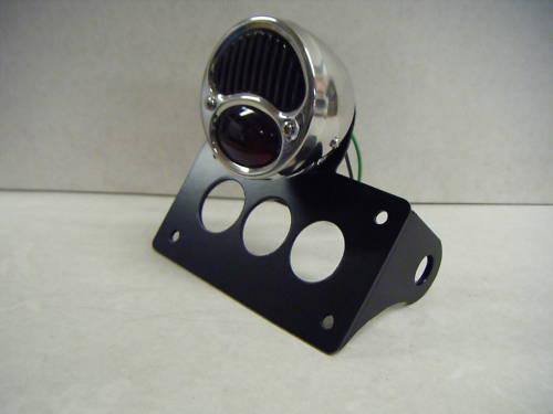 Horizontal model a side mount bracket & light, chopper, 07 & older, 3/4" hole