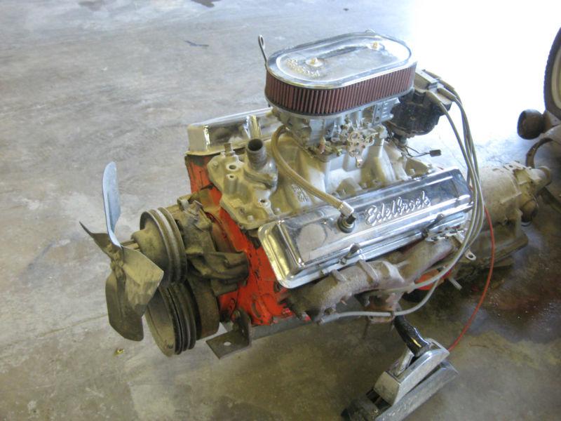 Sell small block chevy engine 267 CI and 350 turbo trans and shifter in ...