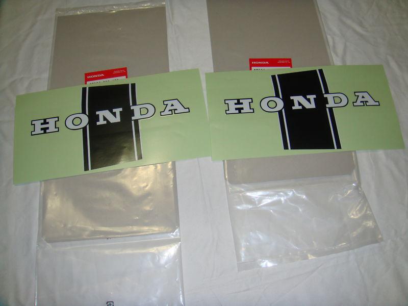 Genuine honda ct70 trail front frame decals left right oem new emblem