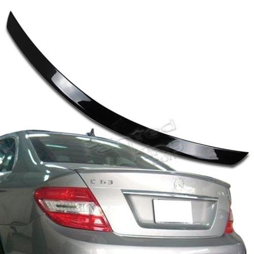 08-13 painted mercedes benz w204 c-class a trunk spoiler sedan