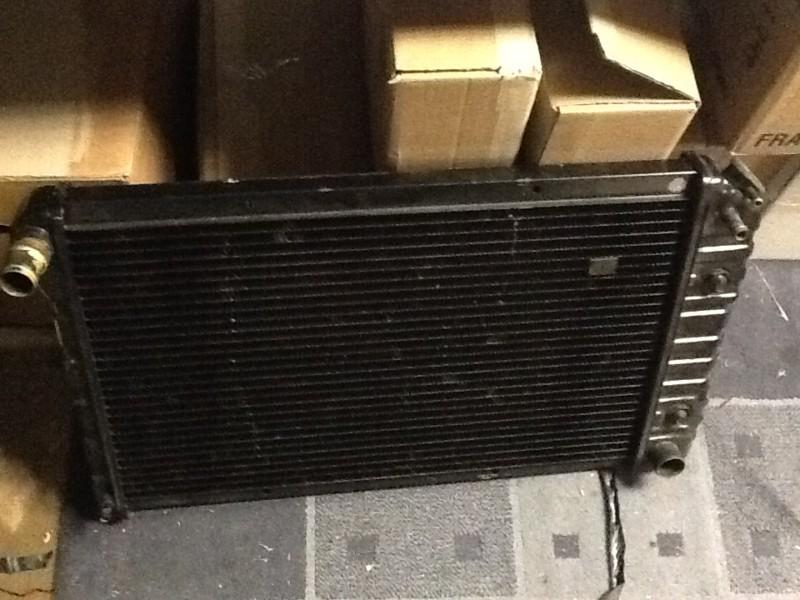 1980 el camino  radiator with trans cooler all brass and copper (no plastic)