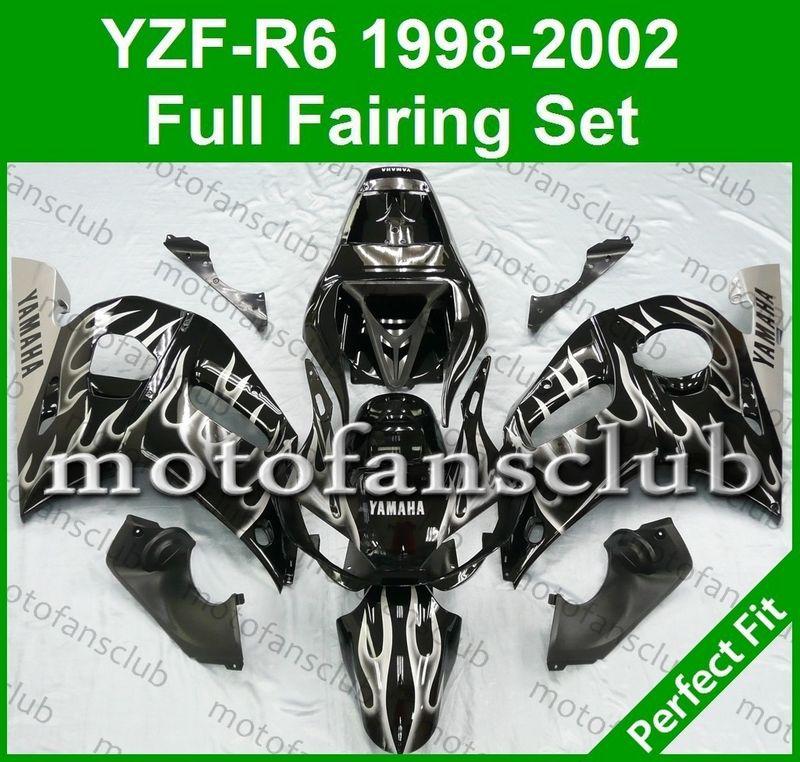 Fit yamaha yzf r6 98 99 00 01 02 yzfr6 1998 1999 2000 2001 2002 fairing #18 b