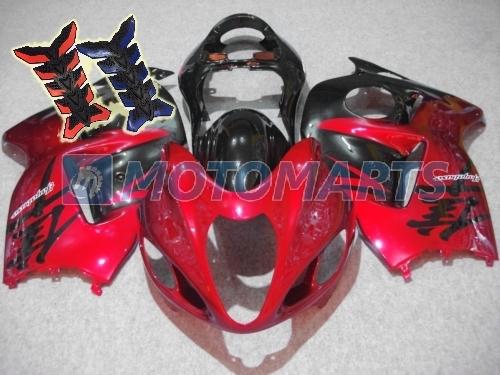 Free tank pad! inj fairing kit for suzuki gsxr 1300 hayabusa 99 00 01 02-07 au