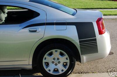 2006-2010 dodge charger strobe hockey stripes