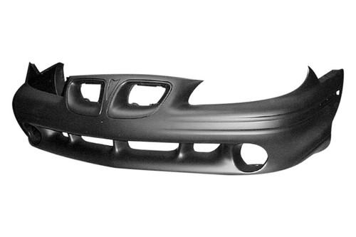 Replace gm1000511 - 96-98 pontiac grand am front bumper cover factory oe style