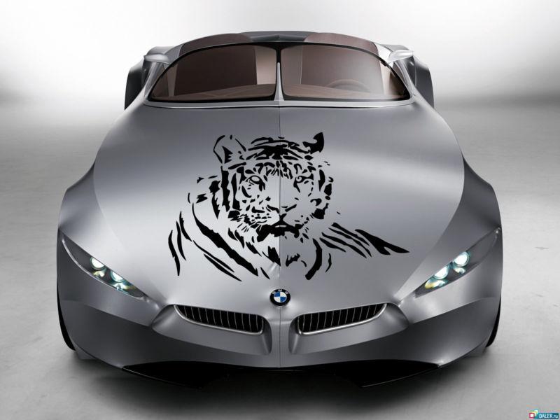 Tiger great beauty hood auto vinyl decal art sticker graphics fit any car ar879