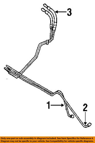 Dodge oem 52029016ad trans oil cooler line/hose