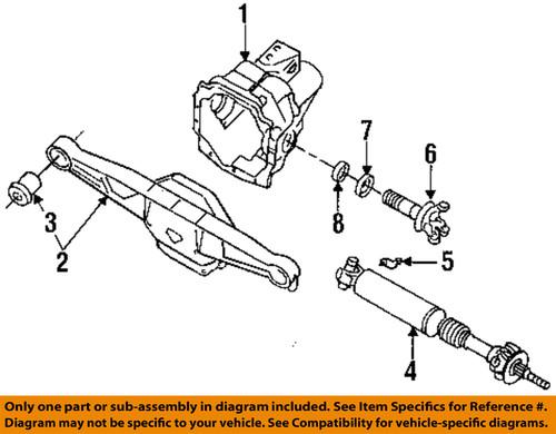 Dodge oem 4428723 axle-axle assembly clamp