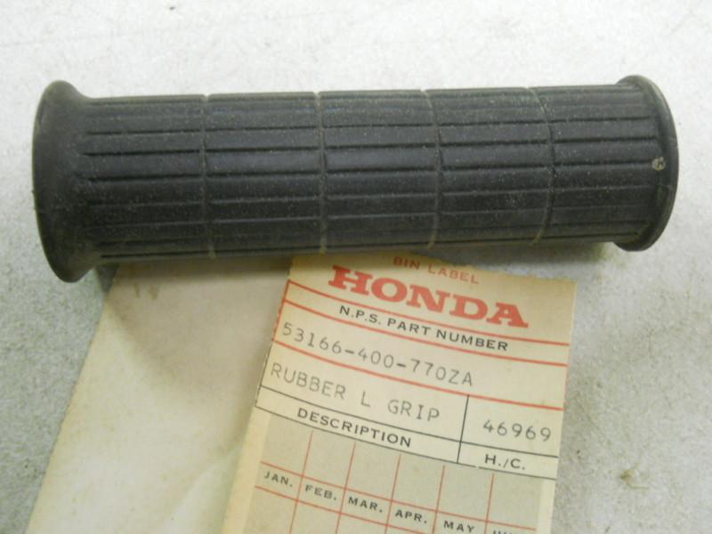 Honda nos cr125, xr75, 1977-78, l grip,  *r23* # 53166-400-770za   d20