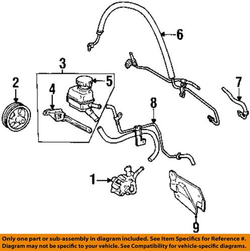 Toyota oem 4431102040 power steering pump pulley