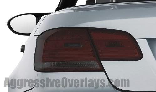 Bmw smoked taillight overlay film tints 3-series 2-door 328 335 m3 3-series