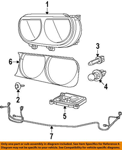 Dodge oem 68033739aa headlamp-ballast