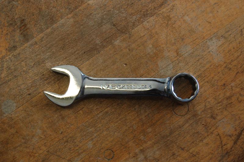 Snap-on wrench, combination, midget, 11/16", 12-point  stock#: oxi22b