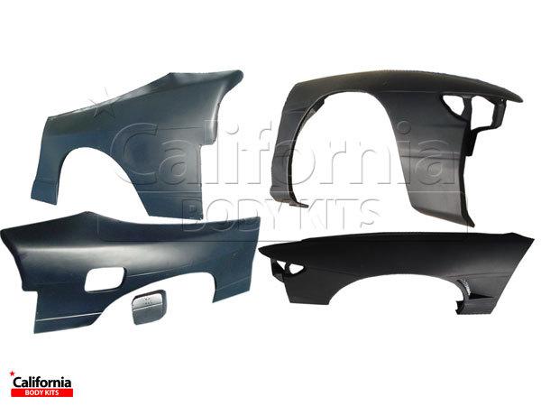 Cbk frp mspo wide body 20/50mm fenders 4pc 3dr sil80 nissan silvia s13 89-94 new