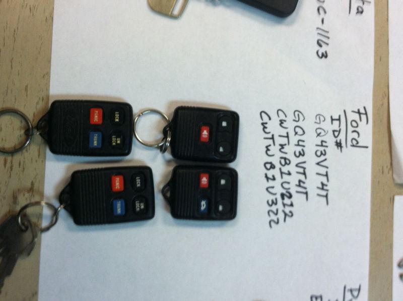 Ford car remotes