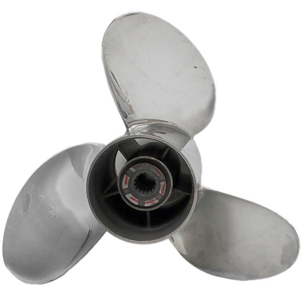 Honda 58333-zy3-a15cl 15 1/4 in x 15 pit 3 rh stainless boat propeller (demo)