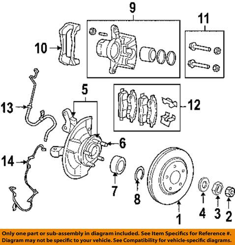 Mopar oem 5105572aa abs wheel speed sensor-abs sensor