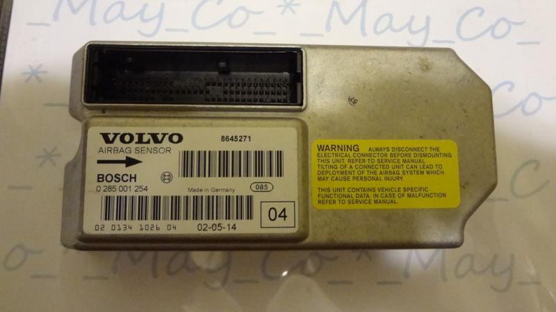 1999-2008 volvo s60 s80 v70 xc70 airbag control module ecu computer unit