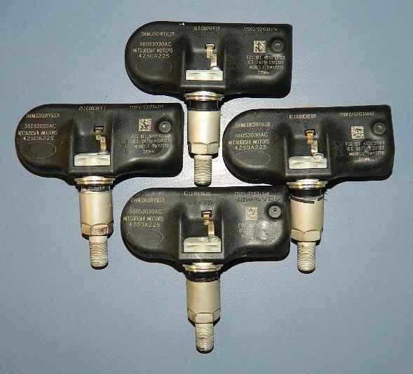 07-12 caliber 4 tire pressure sensors set tpms oem lkq