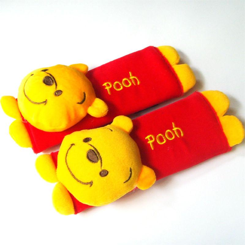 Winnie the pooh multiple useseat belt cover car use baby cart decoration set