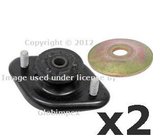 Bmw z3 e36 e46 (1992-2006) shock mount w/ spacer plate rear upper (set of 2) oem