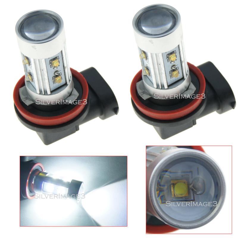 H11 h8 25 watt  extreme bright hid white high power cree led fog light bulbs