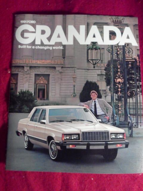 1982 ford granada sales dealer brochure