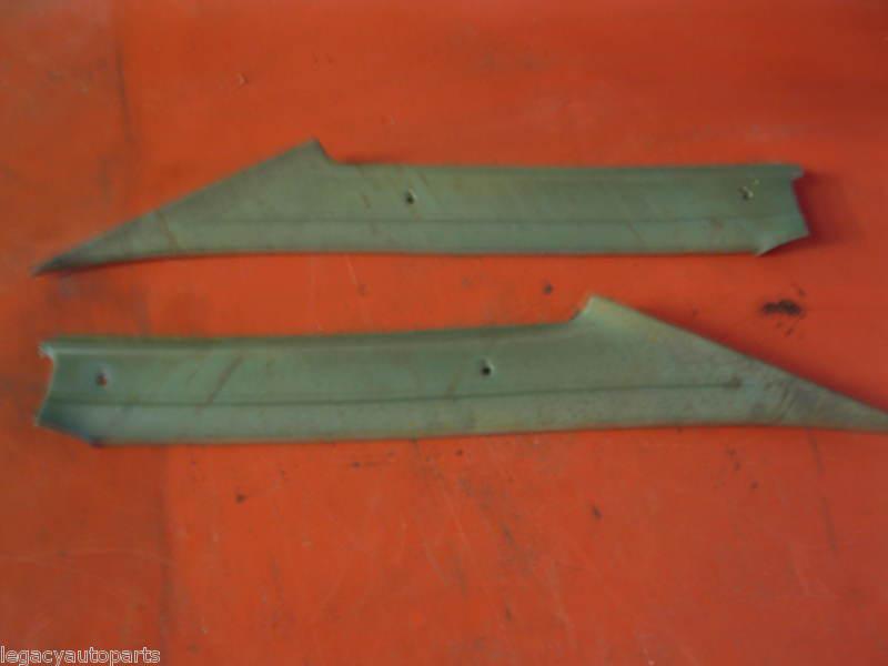  1959 chevy impala  belair 2 dr. passenger &drivers side rear glass trim