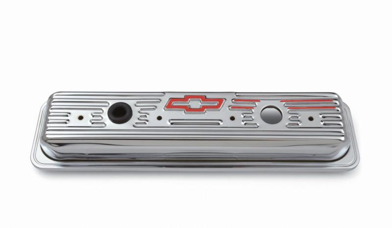 Proform 141-107 gm performance sb chevy short chrome center bolt valve covers