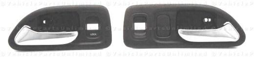 94 - 97 2 pc inside door handles  fits: honda accord 4d