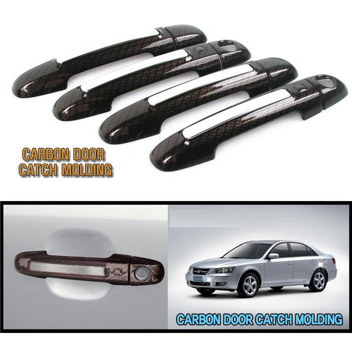 2006~2010 sonata/nf carbon door handle/catch moulding trim car k-789