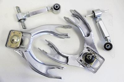 Silver adjustable front rear control arm camber kit integra 94-97 98-01 dc2 dc4