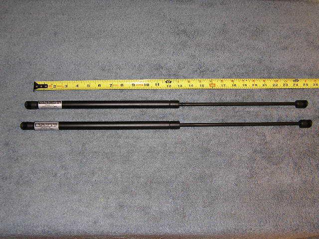 Set 24.4” 120# nitro-prop gas spring lift cyl strut piston shock rod tube arm