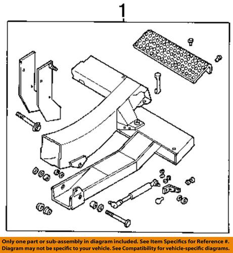 Land rover oem kvi000030 step assembly-rear-step assembly