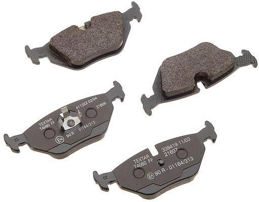 Rear brake pad set 34216761239