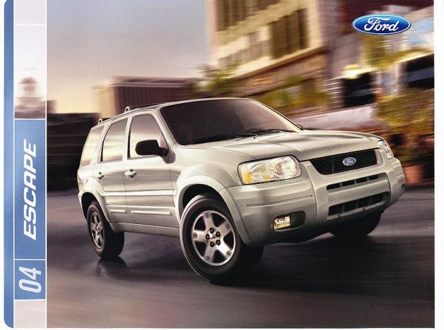 2004 ford escape sales brochure 