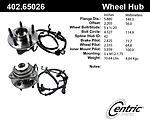 Centric parts 402.65026 front hub assembly