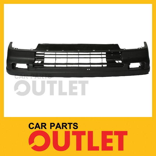 1986-1987 civic hb front bumper cover mat black plastic non primed base/dx 1500s