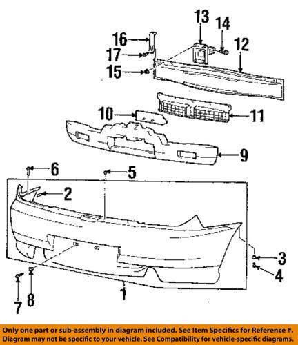 Hyundai oem 866202c000 bumper-energy absorber