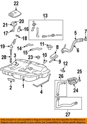 Kia oem 314351ea00 fuel system-pressure sensor