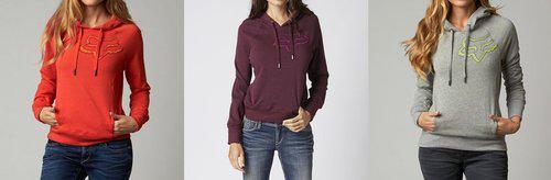 Fox racing womens uplift pullover hoody 2013