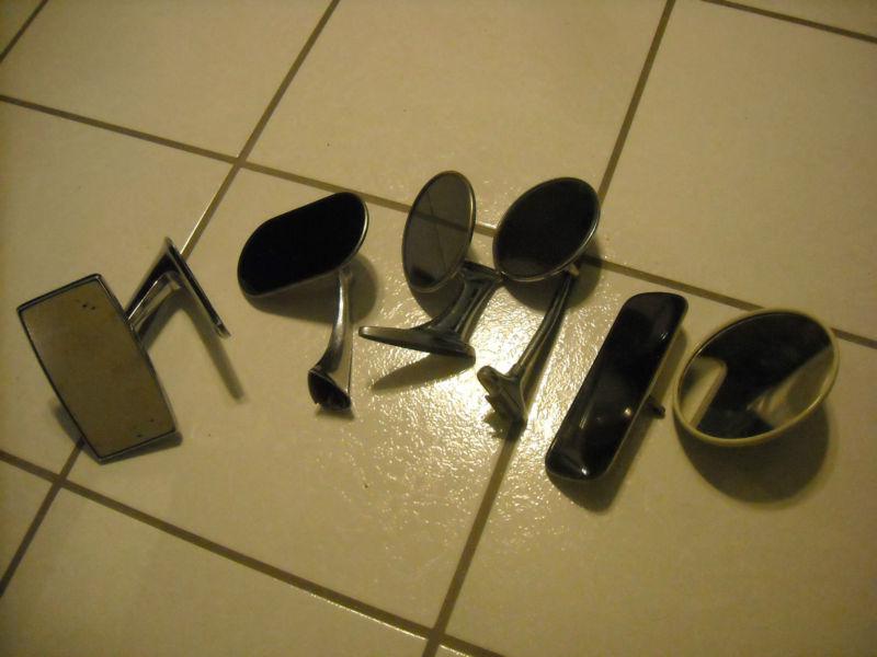 Vintage/ miscellaneous car mirrors set 