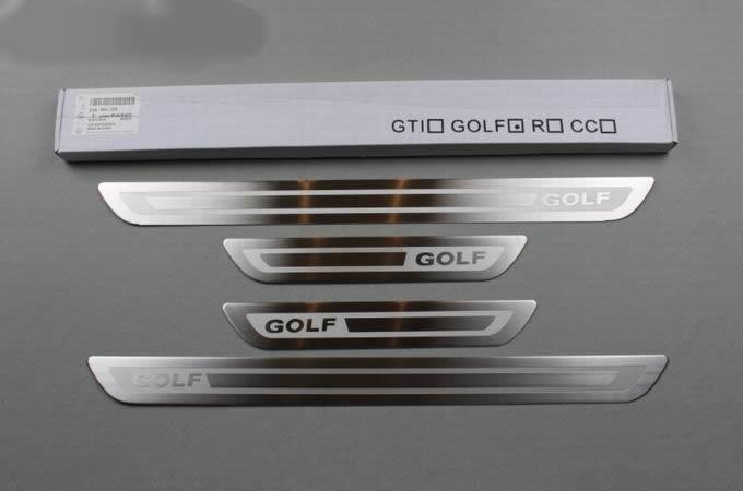 Door sill scuff plate for vw golf 4 6 mk6 mk4 09-2011 mk4 1999-2005