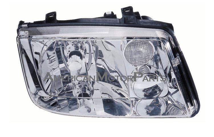 Passenger replacement headlight w/o fog lamp 99-02 volkswagen jetta generation 4