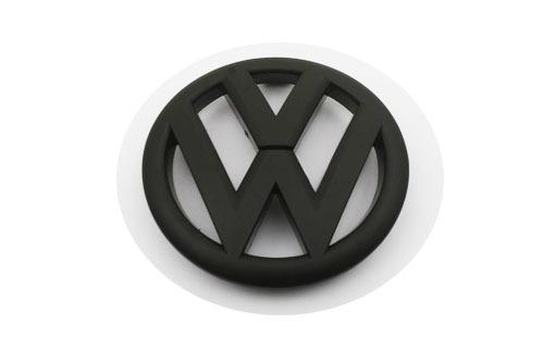 Matte black front grille emblem badge for vw jetta mk6 se sel gli tdi 2.5 2.0t